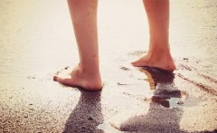 Walking barefoot is good for your health